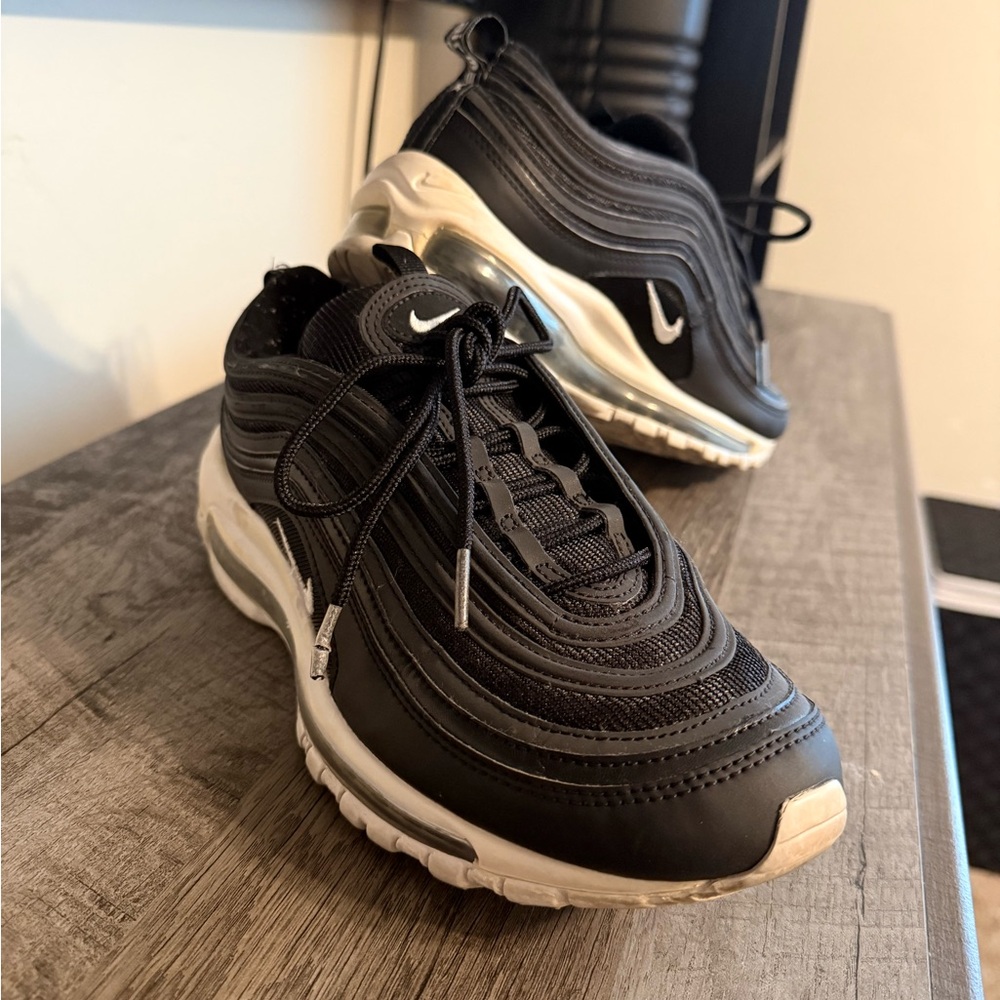 Nike Black and White Air Max 97 Sneakers